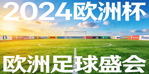 欧洲杯足球赛事绿茵场全景横幅